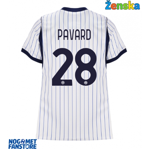 Inter Milan Benjamin Pavard #28 Gostujuci Dres za Ženska 2026-27 Kratak Rukav